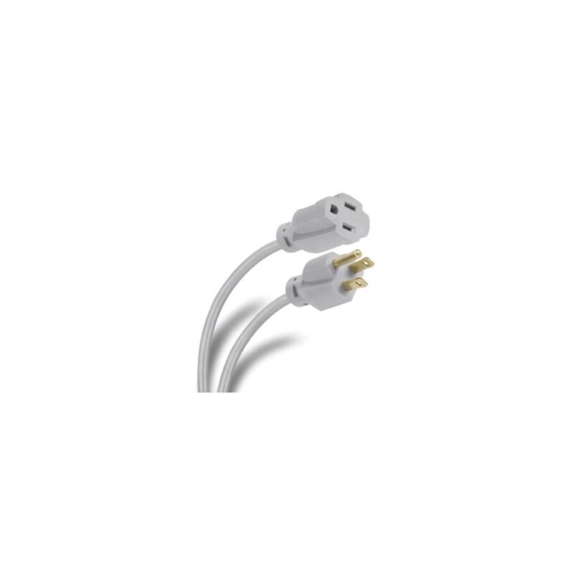 Extensión Steren Polarizada 15m 1 Contacto 3×16 AWG Uso Rudo Color Gris