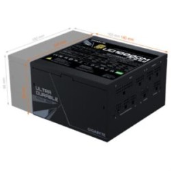 Fuente de Poder Gigabyte GP-UD1000GM PG5 1000W ATX 12v 80 Plus Gold Modular PCIe 5.0 20+4 pin Fan 120mm Negro