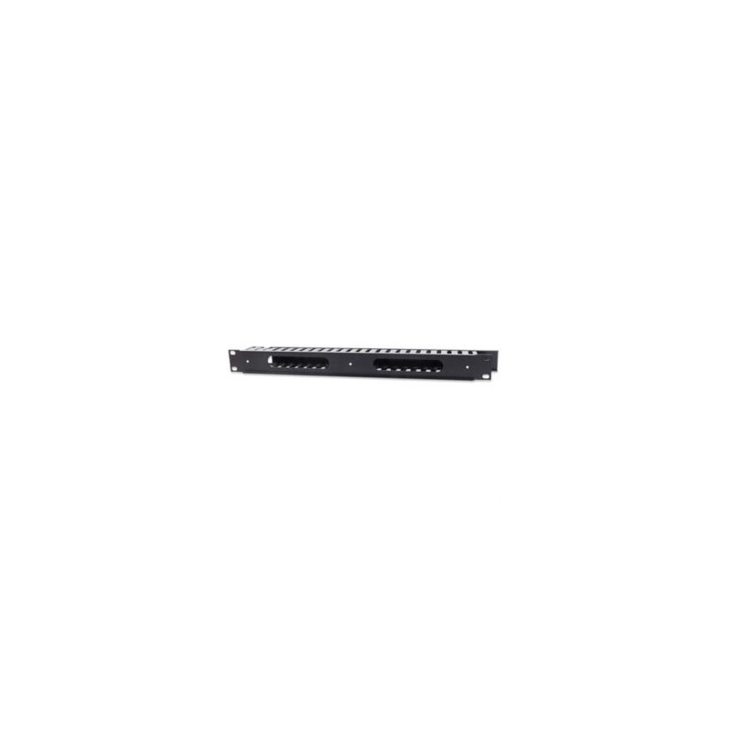 Organizador Intellinet Cables 19? 1U Horizontal Metalico Color Negro