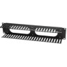 Organizador Intellinet Cables 19? 2U Horizontal Plástico Color Negro