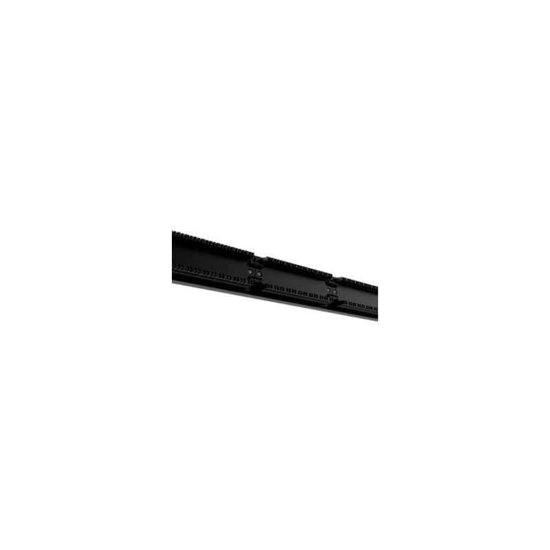 Panel de Conexión Red Nexxt Solutions para Rack Cat6 24 Puertos Pre-configurado Sin Blindaje Tipo 110 Esmalte Negro