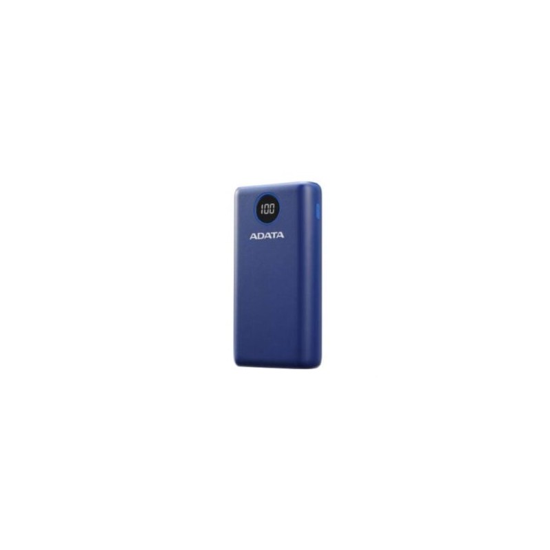 Power Bank Adata P20000QCD Digital 20000mAh Color Azul Oscuro