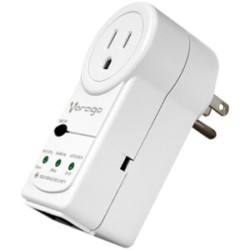 PROTECTOR DE VOLTAJE VORAGO AVR-300 RJ45/RJ11 PORTATIL 1800W ELECTRODOMESTICOS BLANCO