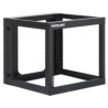 Rack Intellinet Abierto 19? para Montaje en Pared 4 Postes 9U Ensamblado Color Negro