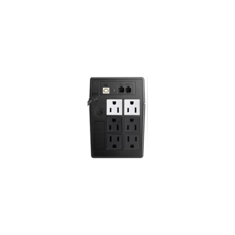 Regulador Koblenz 7016 NoBreak USB/R 700VA/360W Respaldo 25 Minutos 6 Contactos Garantía 3 Años