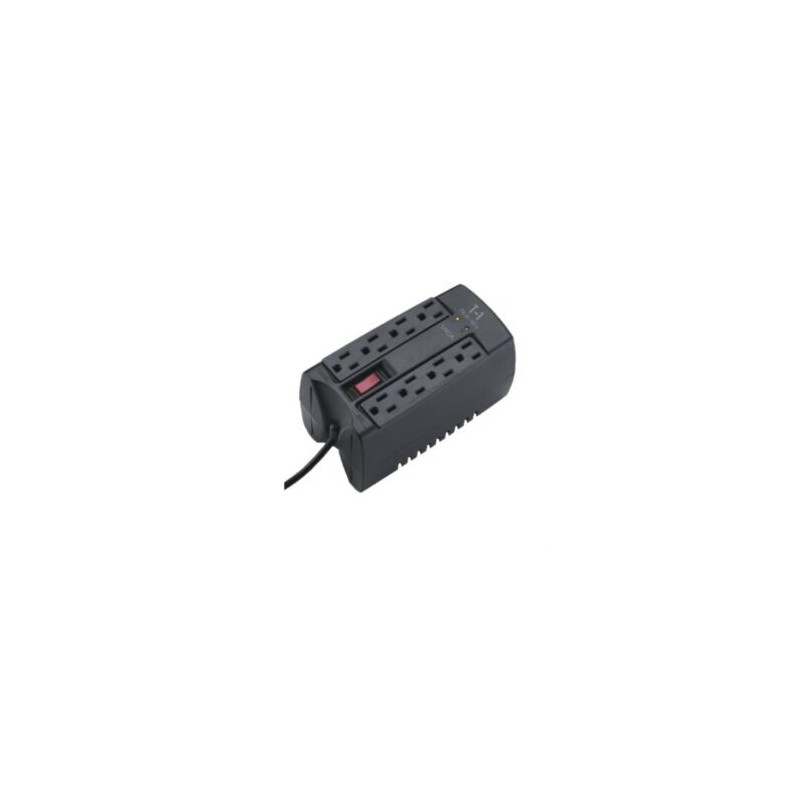 Regulador Vica Electrónico T-1 Voltaje 750VA/400W 8 Contactos Indicadores LED