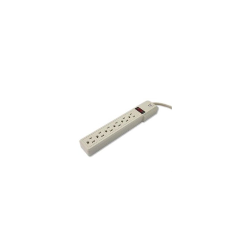 Supresor de Picos Smartbitt SBSS-550J6USB 6 Contactos Reset Switch Cable 45cm Calibre 16AWG