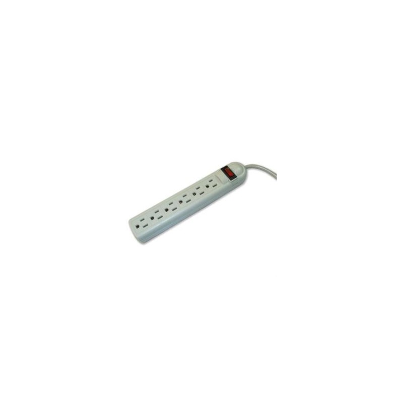 Supresor de Picos Smartbitt SBSS-90J6 6 Contactos Reset Switch Cable 45cm Calibre 16AWG
