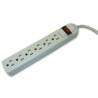 Supresor de Picos Smartbitt SBSS-90J6 6 Contactos Reset Switch Cable 45cm Calibre 16AWG