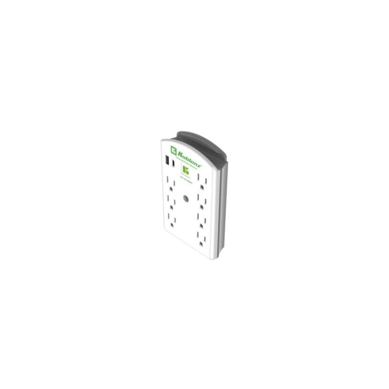 Supresor Picos Koblenz SS-1100 USBAC  7 contactos 2 puertos USB 1100J