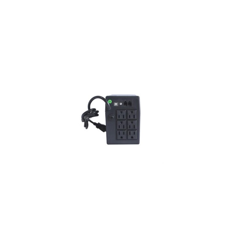 UPS Smartbitt Smart Interactive 900 900VA/450Watts 6 Contactos Protección Línea Telefónica RJ-11