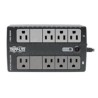 UPS Tripp Lite Interactivo 1050VA/540W/120V 12 Tomacorrientes NEMA 5-15R AVR de Doble Elevación USB Pared o Escritorio