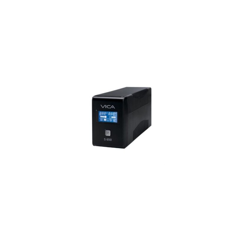 UPS Vica S650 Regulador Integrado 650VA/360W 8 Contactos Pantalla LCD