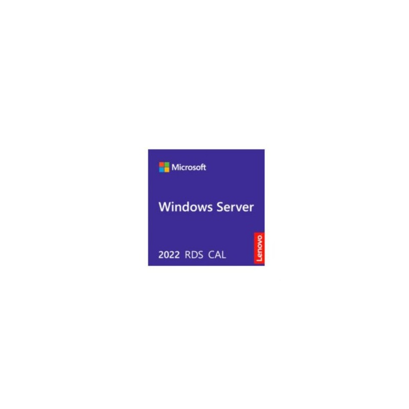 Lenovo Win Server 2022 RMT DSK SVCS RDS CAL (5 Usuarios)