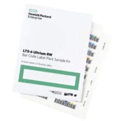 Etiquetas HPE LTO-6 Ultrium RW Código Barras
