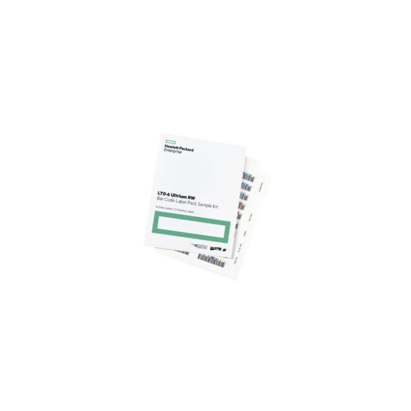 Etiquetas HPE LTO-6 Ultrium RW Código Barras
