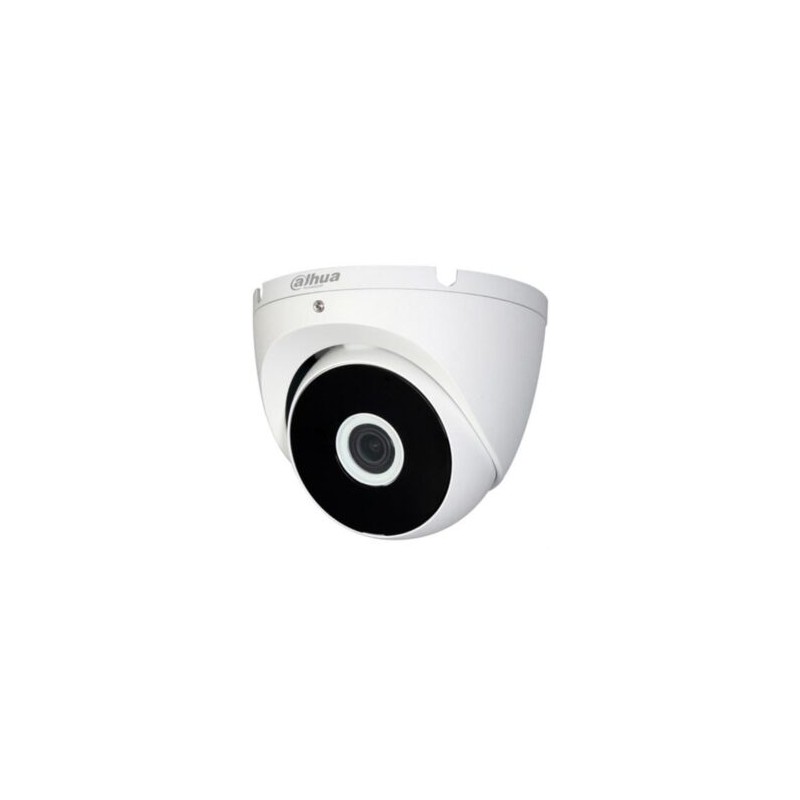 Cámara Domo Dahua 5MP 106° de Apertura Metálica Lente de 2.8 mm IR de 20m Soporta CVI/AHD/TVI y CVBS