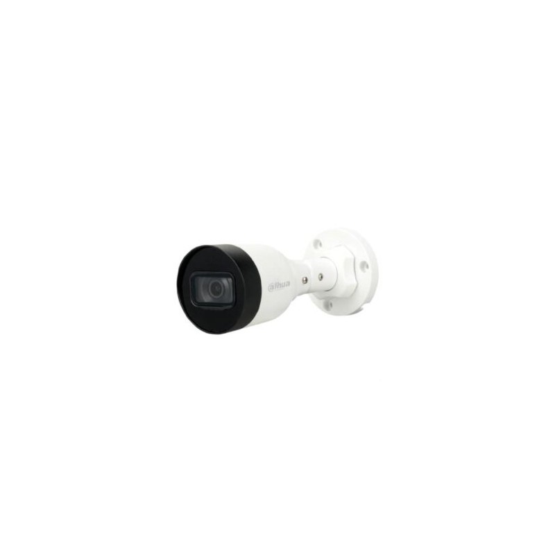 Cámara IP Dahua Bullet 2MP H.265+ Lente 2.8mm Angulo 104°/IR de 30m IP67/PoE/DWDR/HLC