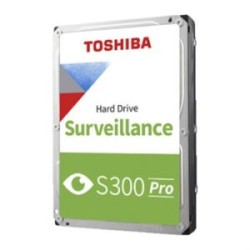 Disco Duro Interno Toshiba S300 Surveillance 6TB 3.5? 7200RPM SATA lll 6Gbit/s Caché 256MB para Videovigilancia