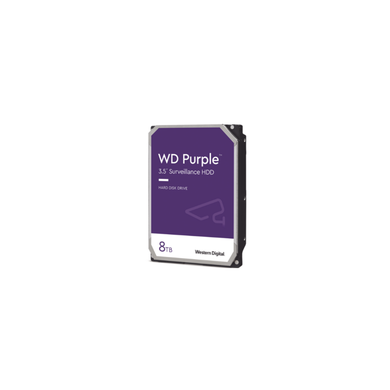 Disco Duro Interno Western Digital Purple 8TB 3.5? 5400RPM SATA lll 6Gbit/s Caché 128MB para Videovigilancia