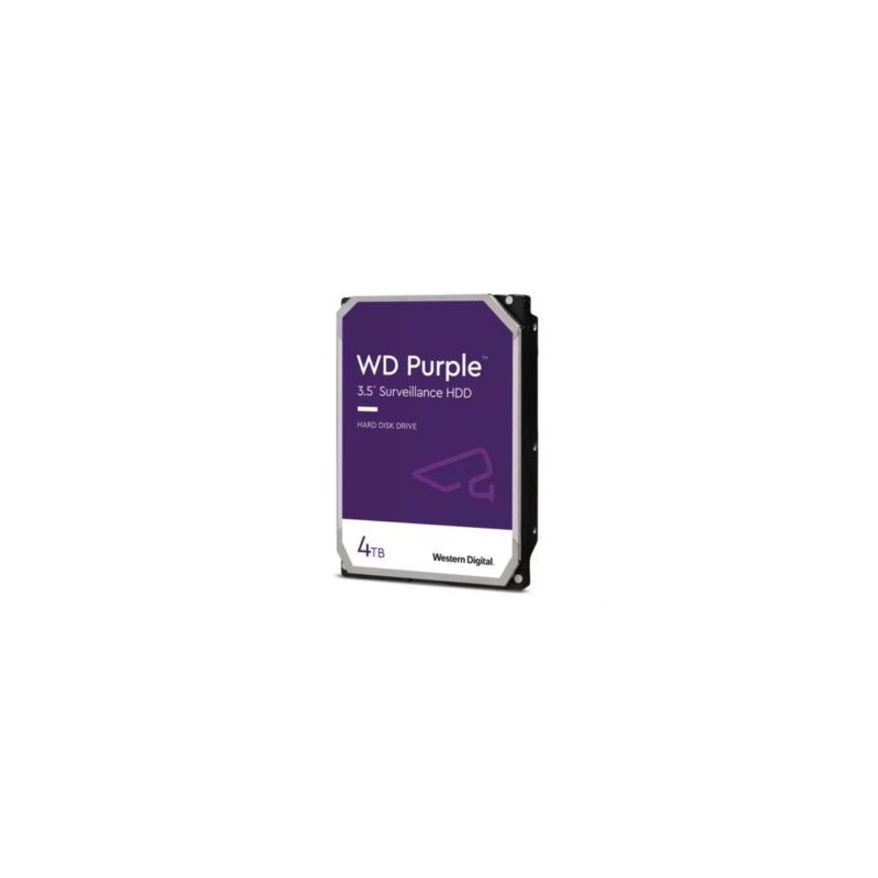 Disco duro Western Digital Purple 4TB SATA 256Mbs 3.5? 64 GB 1-8 Bahías 5400RPM Videovigilancia