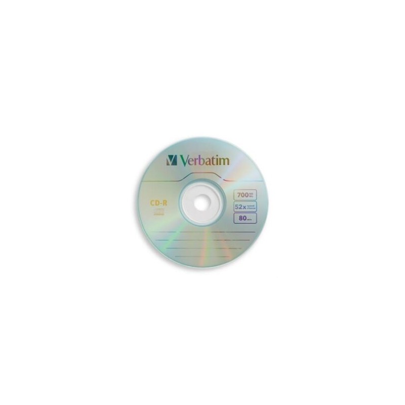 Disco VERBATIM CD-R  700MB 80min 52X C/10
