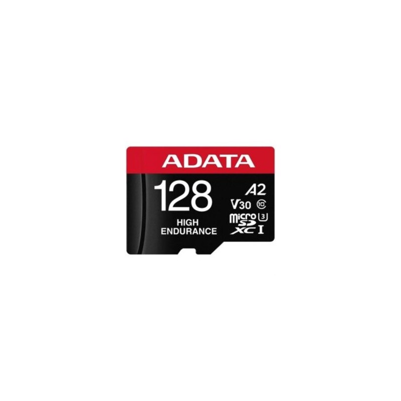 Memoria Micro SDXC Adata HC 128GB UHS-I U3 V30S U3 A2 Clase 10 Color Rojo
