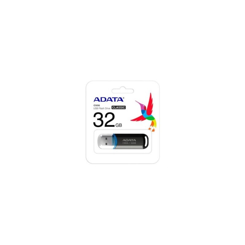 Memoria USB Adata C906 Compacta 32 GB Color Negro