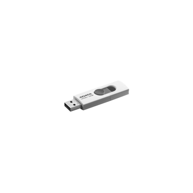 Memoria USB Adata UV220 32 GB 2.0 Color Blanco-Gris
