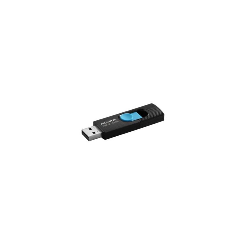 Memoria USB Adata UV220 64 GB 2.0 Color Negro-Azul