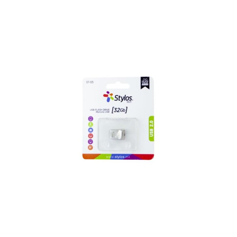 Memoria USB Stylos Mini 32 GB 2.0 Flash Color Metal
