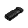 Memoria USB VERBATIM Flash 2.0 PinStripe 64GB – Negro