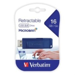 Memoria USB VERBATIM Flash Drive 2.0 16GB – Azul