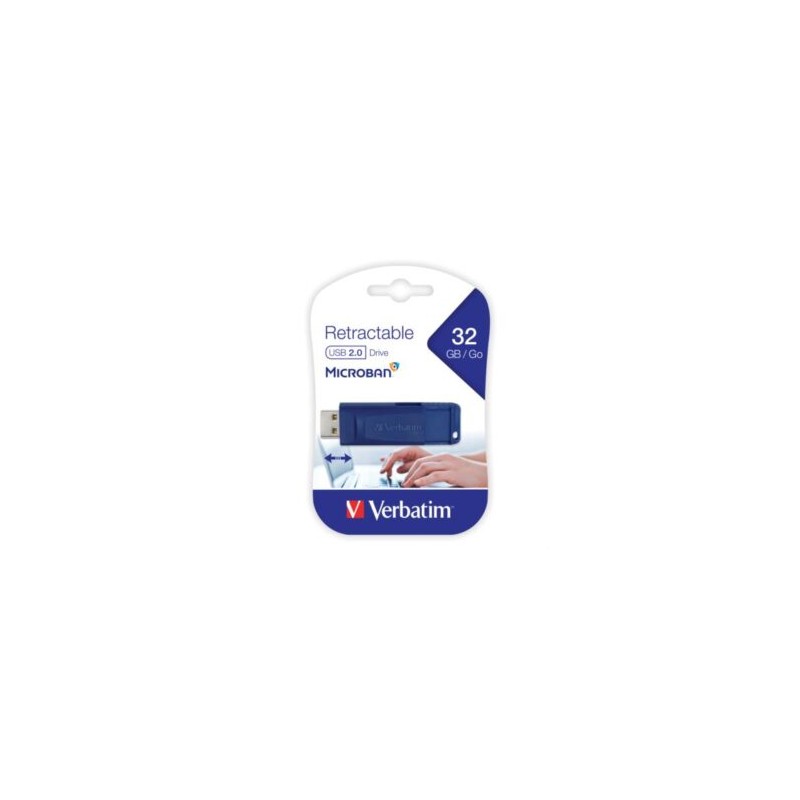 Memoria USB VERBATIM Flash Drive 2.0 32GB – Azul