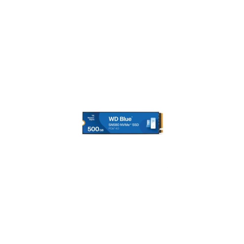 SSD Interno Western Digital Blue SN580 500GB M.2 2280 PCIe 4.0 NVMe Lect 4000/3600 MB/s para Lap y PC