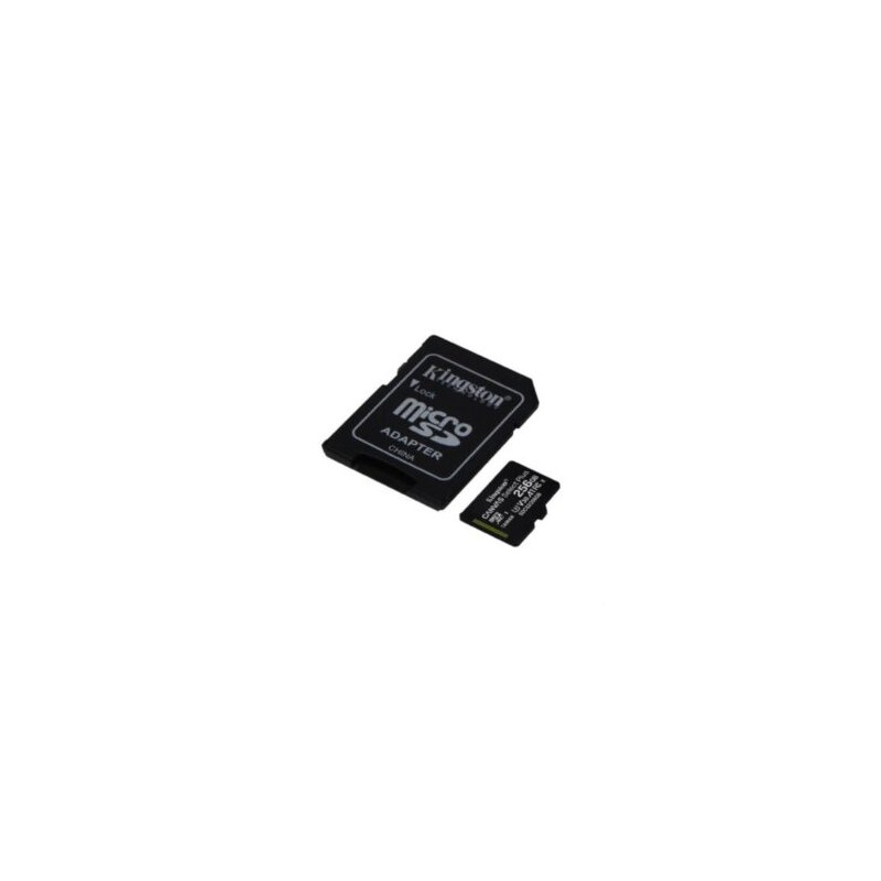 Tarjeta MicroSD Kingston Canvas Select Plus 256 GB 100R A1 C10 Card C/Adaptador