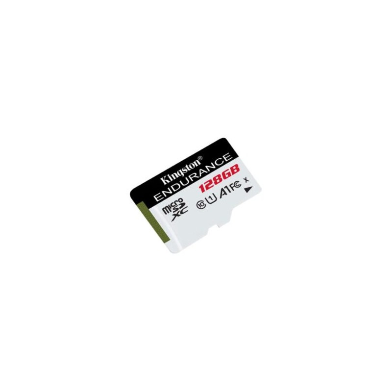 Tarjeta MicroSD Kingston High-Endurance 128 GB 95R/45W C10 A1 UHS-I