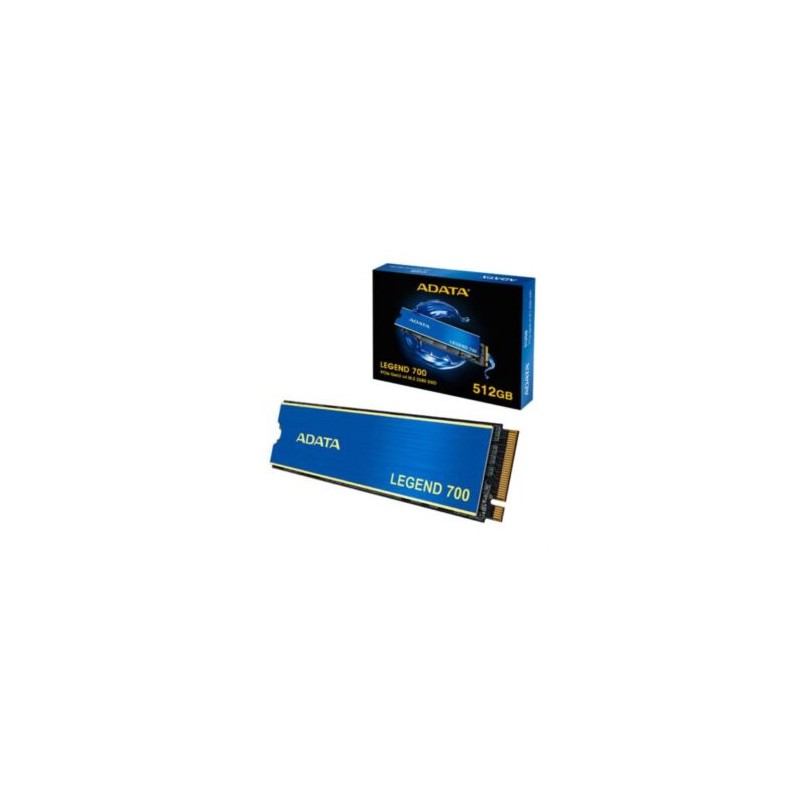 Unidad de Estado Sólido Adata Legend 700 Disipador 512GB PCIe Gen3 Color Azul