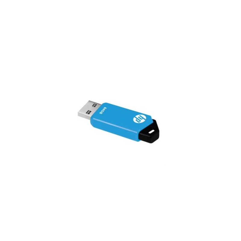 Unidad de Memoria Flash USB PNY HP v150w 64GB Color Azul USB 2.0