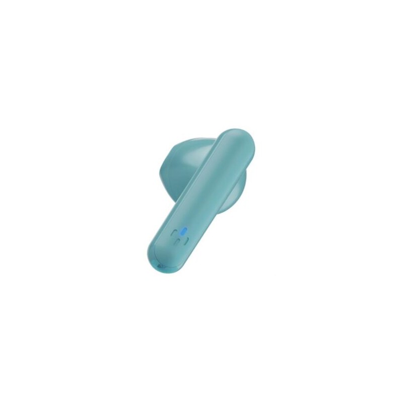 Audífonos Inalámbricos Klip Xtreme TWS TouchBuds KTE-006AQ Bluetooth Estuche de Carga 12h de Duración Color Aqua