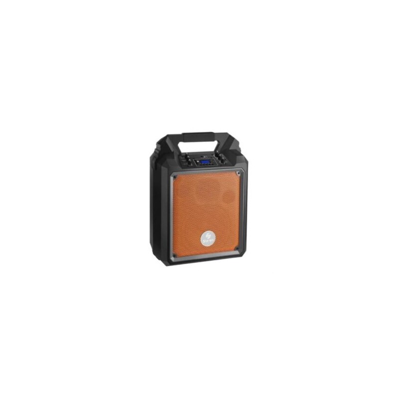 Amplificador Steren de 900W PMPO Bluetooth Batería Recargable Color Negro