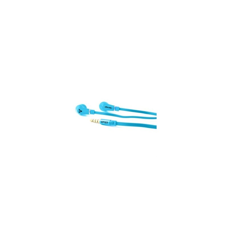 Audífonos Alámbricos Vorago EP-103 Manos Libres 3.5mm Color Azul