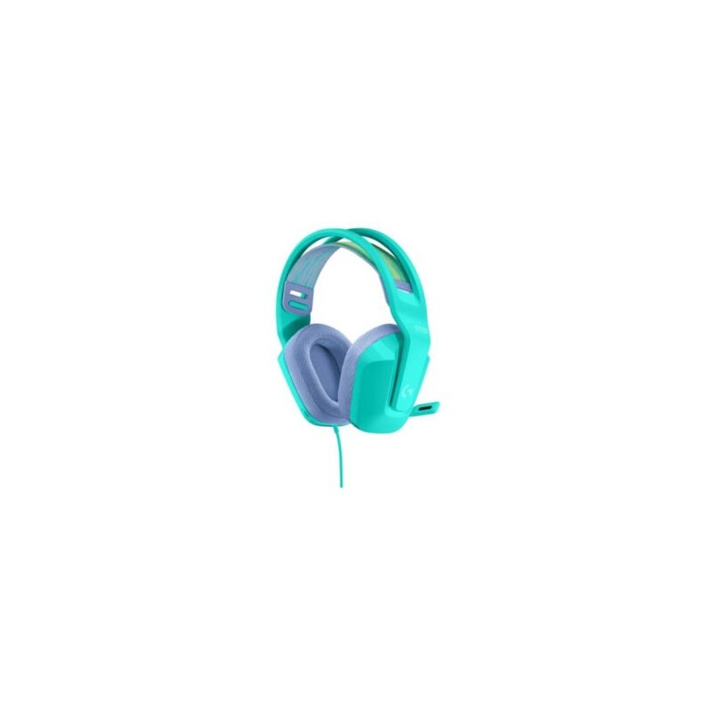 Audífonos Logitech G335 Gaming Micrófono/Cable 3.5mm Color Menta