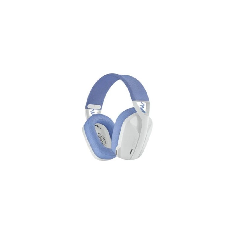 Audífonos Logitech Gaming G435 Inalámbricos Micrófono Lightspeed Color Blanco-Lila