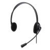 Audífonos Manhattan Estéreo Microfóno Ajustable USB Color Negro