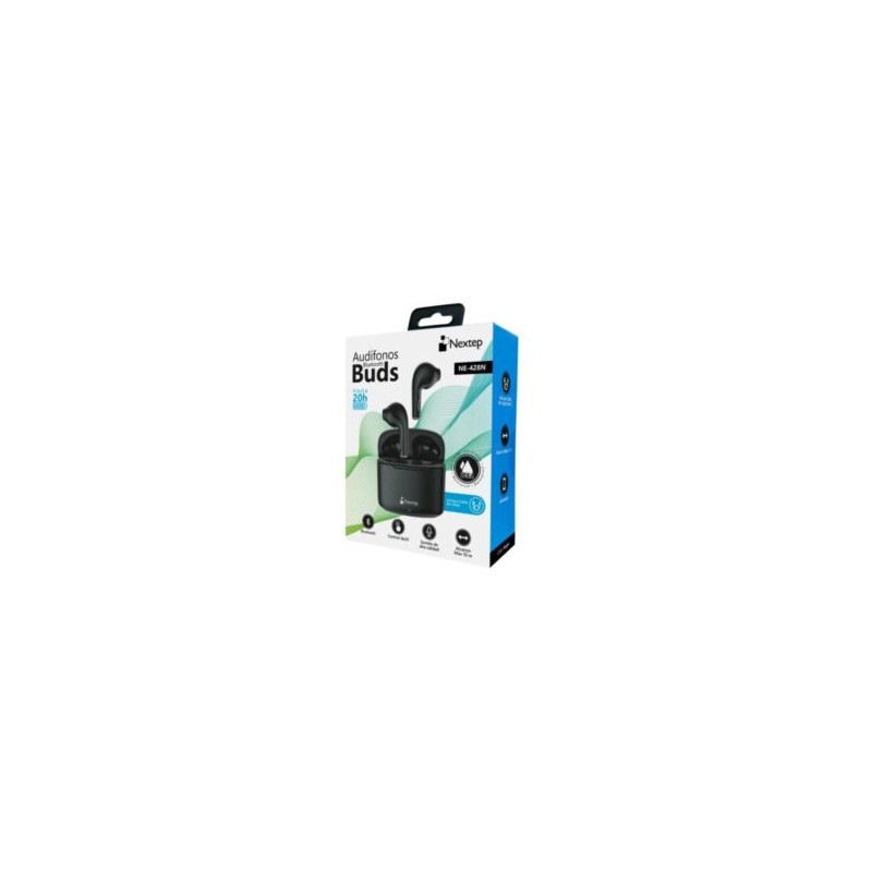 Audifonos Nextep Buds Bluetooth Control Tactil Hasta 20Horas Negro