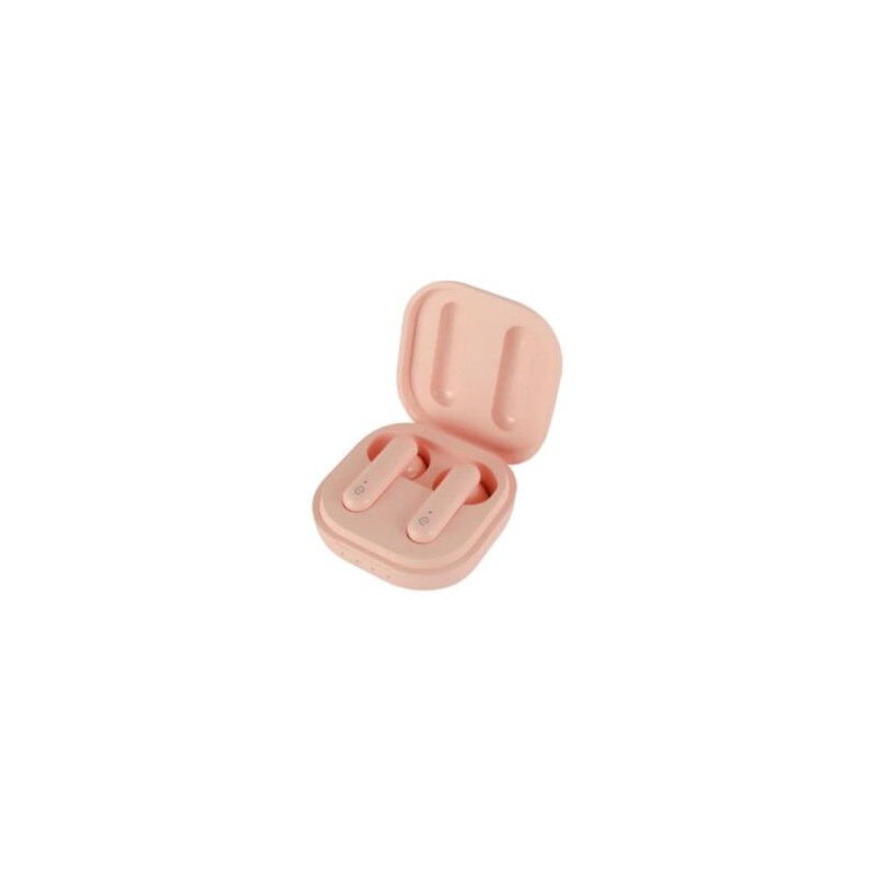 Audífonos Easy Line Tws Viva Lights Inalámbricos Color Rosa