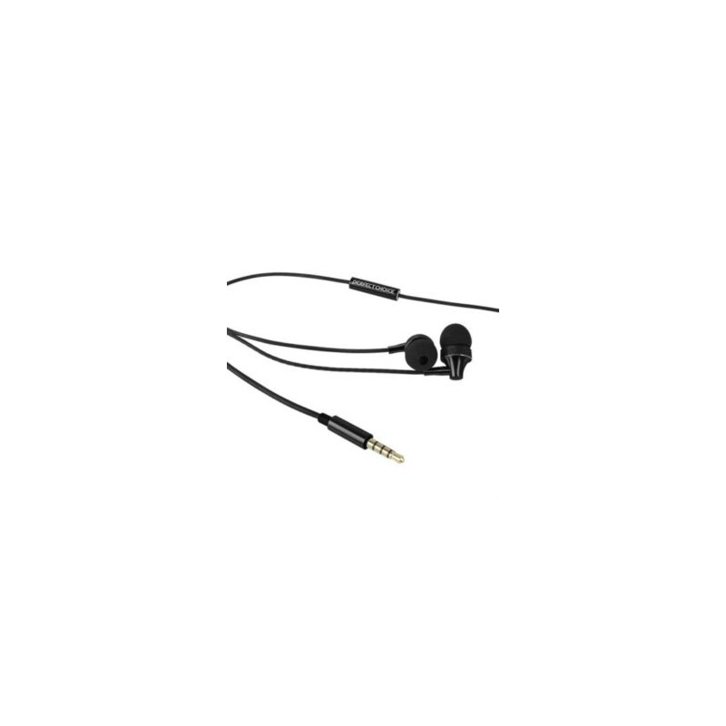 AUDIFONOS PERFECT CHOICE IN EAR C/MICROFONO STRETTO NEGRO