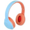 Audífonos Perfect Choice On-Ear Inalámbricos Bluetooth Color Azul-Coral
