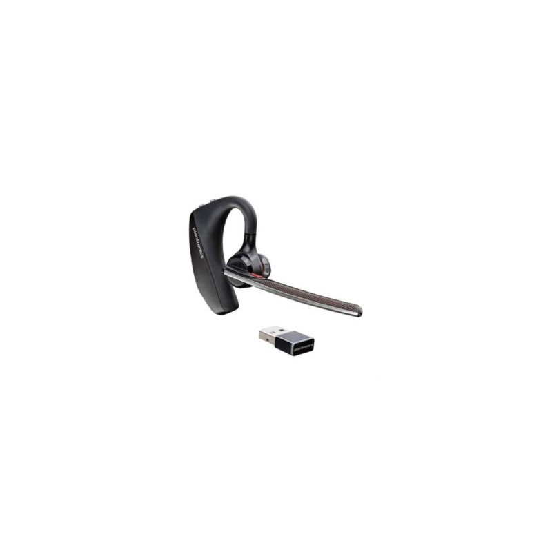 Audífonos Poly Voyager 5200 USB-A Bluetooth con Dongle BT700 Negro